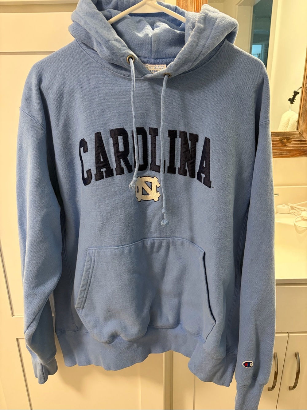 Carolina Light Blue Hooded Sweatshirt - Collegiate Pullover